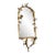 Italian LaBarge Floral Gilt Hall Mirror For Sale