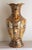 Ceramic Vintage Royal Satsuma-Style 24" Porcelain Floor Vase – Gold Gilt & Dragon Handles For Sale - Image 7 of 18