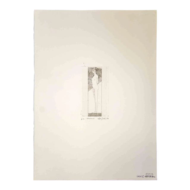 Leo Guida, Nudino, Original Etching, 1974 For Sale