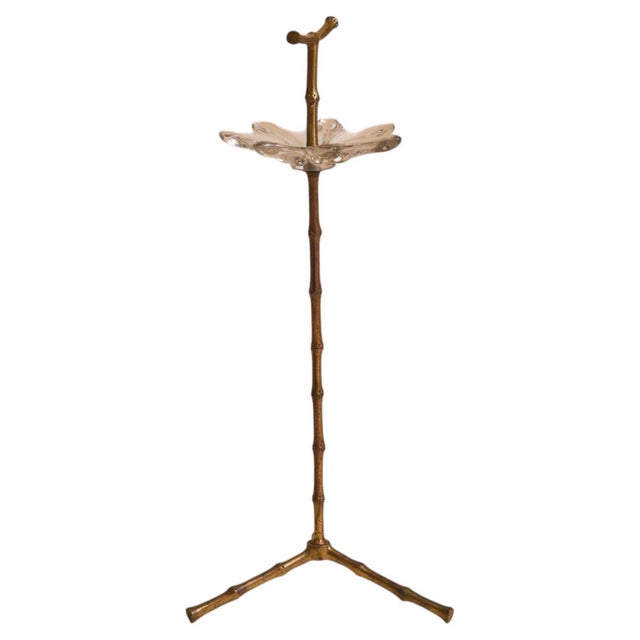 French Gilt Bronze Freestanding Catchall In the Manner of Maison Baguès, 1950s For Sale - Image 9 of 9