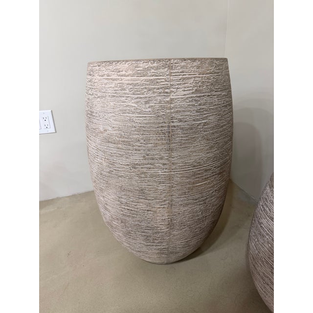 Textured stone planter from west elm