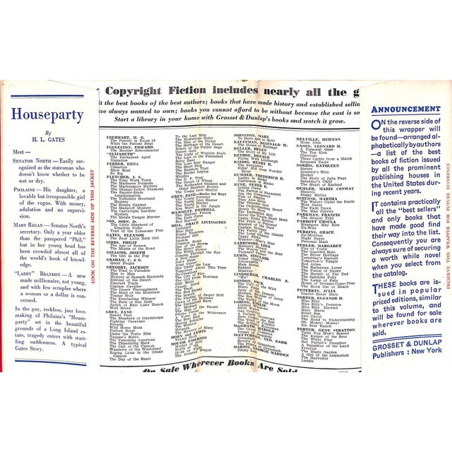 "House-Party" Book 1932 Gates, H.L. For Sale In New York - Image 6 of 6
