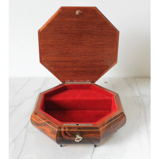 Vintage Italian Jewelry Music Box For Sale - Image 4 of 8