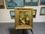 Elegant antique original oil painting on canvas depicting a romantic pastoral scene inspired by 19th-century European...