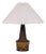 1960s Nils Kähler, Table Lamp, Brown Glazed Stoneware For Sale