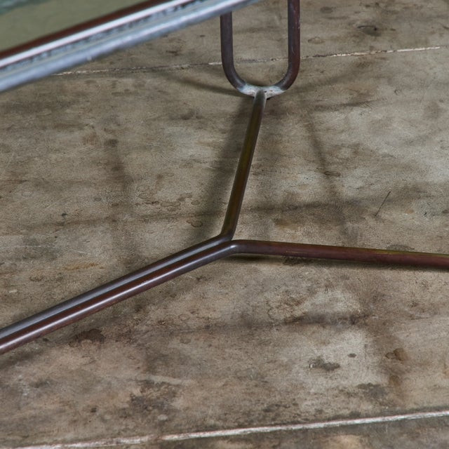 Walter Lamb Rectangular Bronze Patio Dining Table for Brown Jordan For Sale - Image 14 of 16