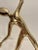 Metal Us Open Tennis Player Sculpture in Solid Brass on Marble Base For Sale - Image 7 of 12