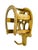Vintage Brass Horseshoe Wall Hat Holder & Hook – Western / Equestrian Style For Sale - Image 9 of 9