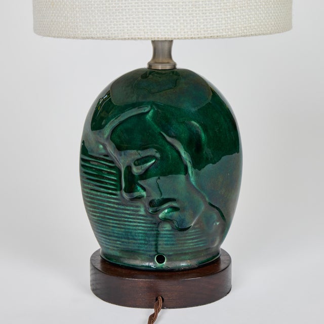 Art Deco Ceramic Table Lamps | Pair For Sale - Image 11 of 11