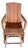 Antique Belgian Vannerie St. Jacques Handwoven Wicker Reclining Armchair With Pull-Out Footrest, C. 1900 For Sale