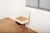Folding Metal Frame Box with Leather Compartment in White Painted Plywood from Wohnhilfe, 1950s For Sale - Image 10 of 12