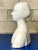Gorgeous vintage plaster bust of female. Simple and chic sculpture. Makers mark in the back. Acquired from a Deal estate.