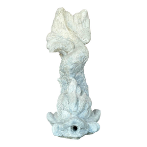Mid 20th Century Regency Cast Concrete Koi Fountain