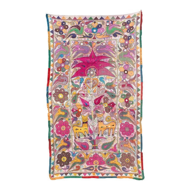 Folk 20th Century Indian Tapestry For Sale