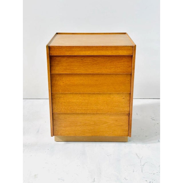 Edward Wormley for Dunbar Nightstand, 1960’s. Original great condition with 4 leuvered drawers, velvet lined jewelry...