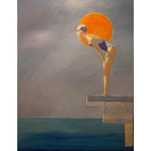 Forced Perspective - 24x30" Oil on Canvas by Paul Scaturro(b.1961) For Sale