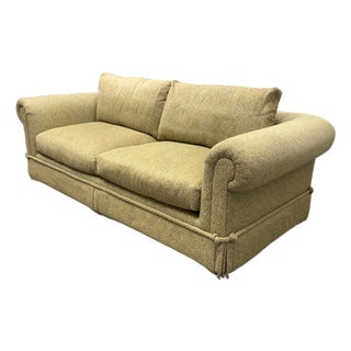 Bespoke Salon Rolled Arm Sofa For Sale
