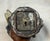 Rare Antique Native American Indian Chief Montreal White Metal Still Coin Bank For Sale - Image 9 of 12