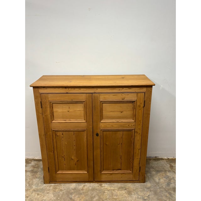 19th Century 19th Century English Pine Cupboard For Sale - Image 5 of 9