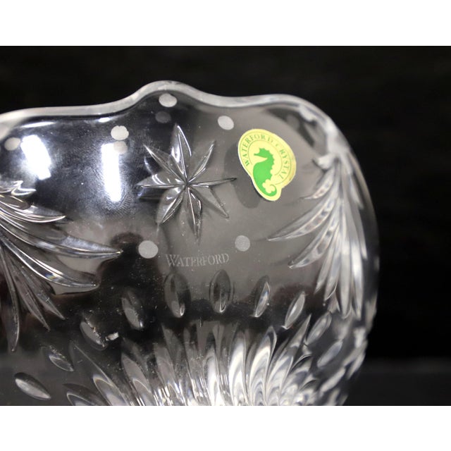 Transparent Waterford Crystal 6" Christmas Night Candy Dish For Sale - Image 8 of 9