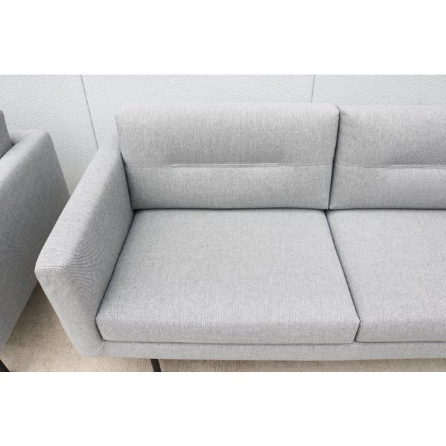 Contemporary Andreu World and Gensler Design Element Sofa and Lounge Chair, Set of 2 For Sale - Image 12 of 18