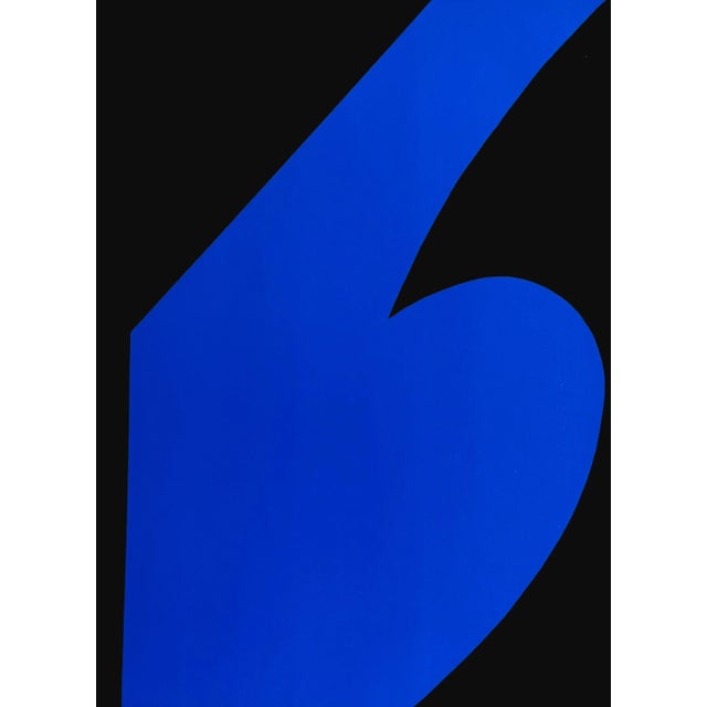 1958 Ellsworth Kelly Original Lithograph Dm05110 Derriere Le Miroir For Sale