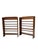 Stunning and rare Art Deco Modernist open bookcases. Design by P.E.L. Izeren for De Genneper Molen. Striking Dutch design...