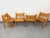 Vintage Brutalist Chairs in Oak, 1960s, Set of 4 For Sale - Image 3 of 18