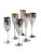 Vermail Silver and Gold Goblets, 1980s, Set of 6 For Sale - Image 6 of 6