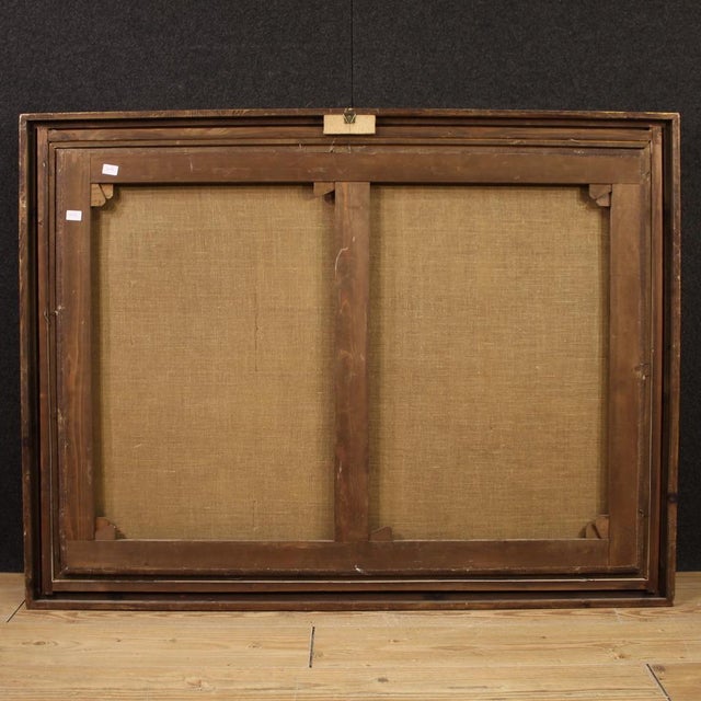 Italian Artist, Architectural Capriccio, 1660, Oil on Canvas For Sale - Image 12 of 16