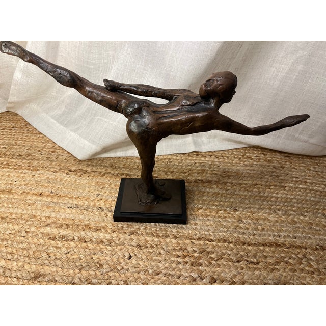 1980s Bronze Finish Sculpture Replica of Degas’ Dancer For Sale - Image 13 of 13