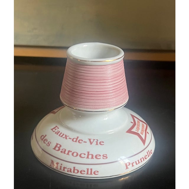 Ceramic Vintage French Creme De Casis Match Striker For Sale - Image 7 of 11