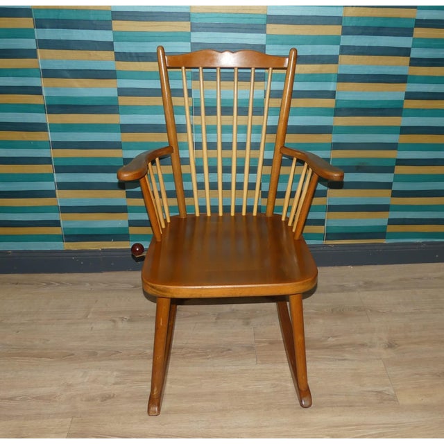 Beautiful, sturdy rocking chair Wonderfully decorative and ideal for relaxing, reading, or as a nursing chair! Beautifully...