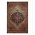 Antique Persian Farahan Sarouk Rug, Handwoven Floral Pattern, Ivory & Brick Red, 5’ X 7’ For Sale