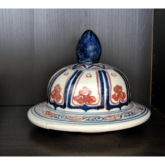 Manchu Qing Dynasty Ginger Jar Lid With Finial For Sale In Salt Lake City - Image 6 of 6