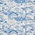 Schumacher Yume Fabric in Blue For Sale