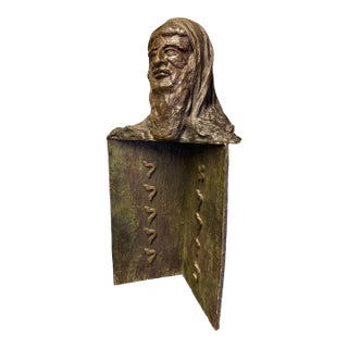 A Limited Edition Patinated Sculpture of Moses For Sale