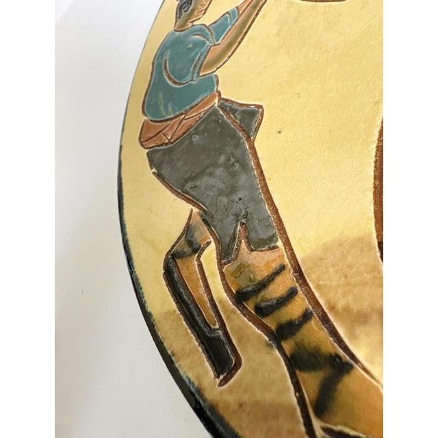 Ceramic Dish with Dancers Decoration, France, 1960s For Sale - Image 10 of 13