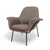 A rare piece, this elegant and comfortable "Lucania" easy chair by Giancarlo De Carlo has an upholstered body supported by...