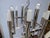 Gaetano Sciolari Mid-Century Chrome Tubes Chandelier Ceiling Lamp by Gaetano Sciolari For Sale - Image 4 of 12