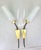 Maison Arlus Double Lights Sconces in Brass and Glass, Mid-Century France - a Pair For Sale - Image 9 of 9