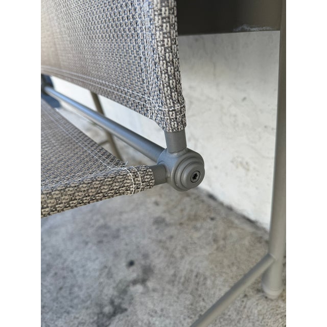 Giati Designs Aprio Collection Outdoor Chairs + Ottoman, Set of Three For Sale - Image 11 of 12