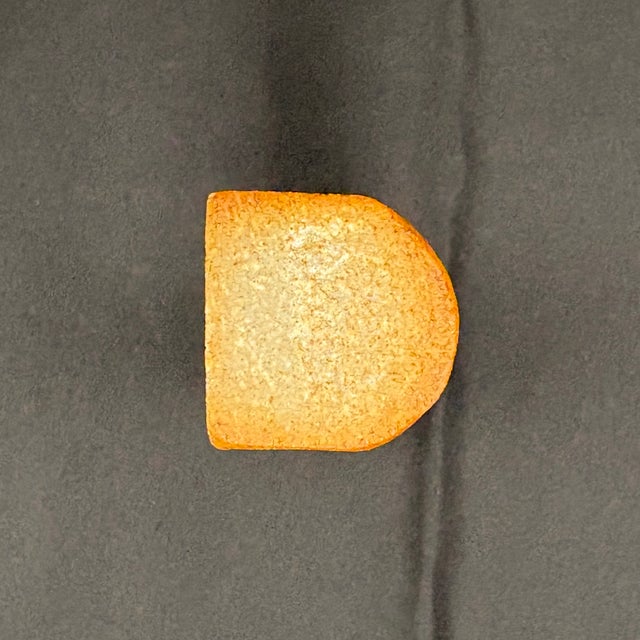 Cornsilk Glazed Ceramic Half Round Molding For Sale In San Diego - Image 6 of 6