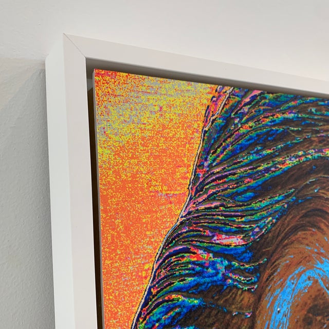 "Til Blue in the Face" Contemporary Expressionist Digital Portrait Photograph by Rob Brinson, Framed For Sale - Image 4 of 8