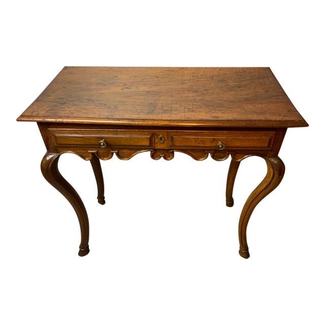 Louis XV Walnut Console Table For Sale