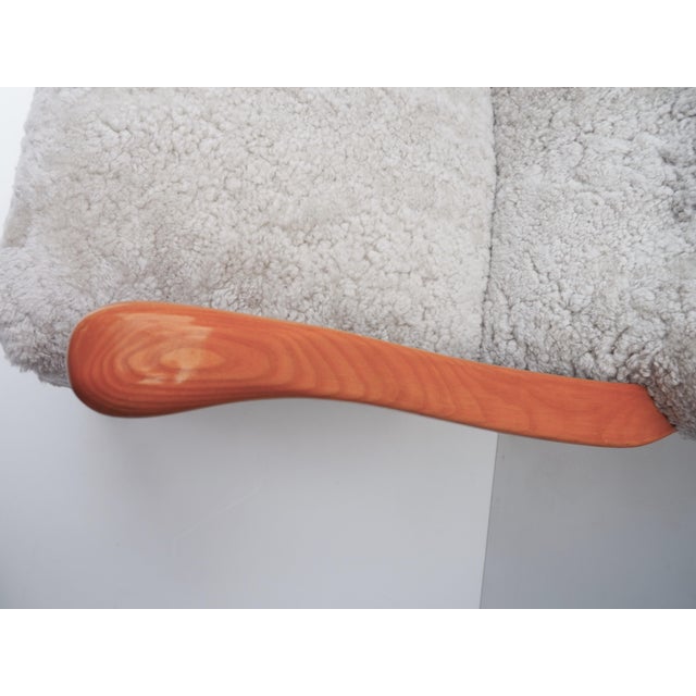 Set of Swedish Modern Sheepskin Lounge Chairs, 1940s For Sale - Image 16 of 18