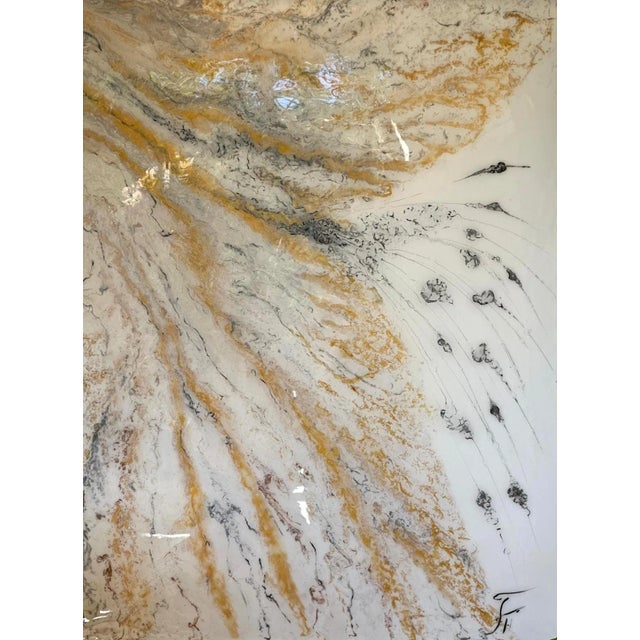 "Golden Wings" Contemporary Painting by Ksenia Turik | Chairish