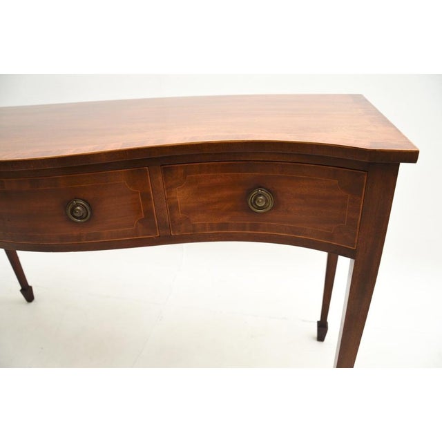 Sheraton Style Console Table, 1920s For Sale - Image 9 of 10