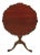 1950s Chippendale Mahogany Tilt Top Table For Sale