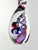 1990s Adam Jablonski Art Glass Teardrop Swirl Ribbon Purple Blue Paperweight Sculpture For Sale - Image 4 of 9